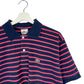Vintage 90's Lacoste Striped Polo Shirt - Medium