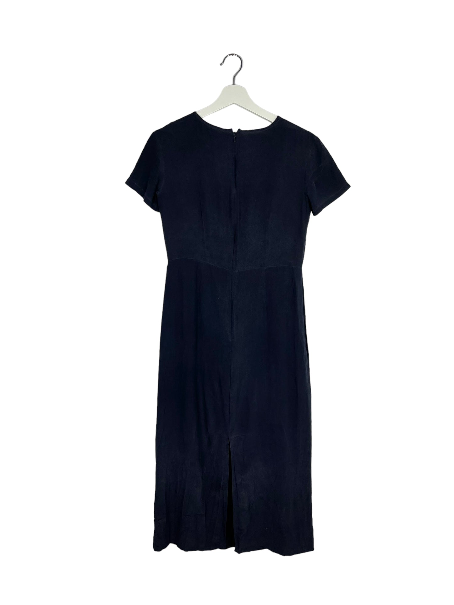 Vintage Laura Ashley Silk Midi Dress - 8