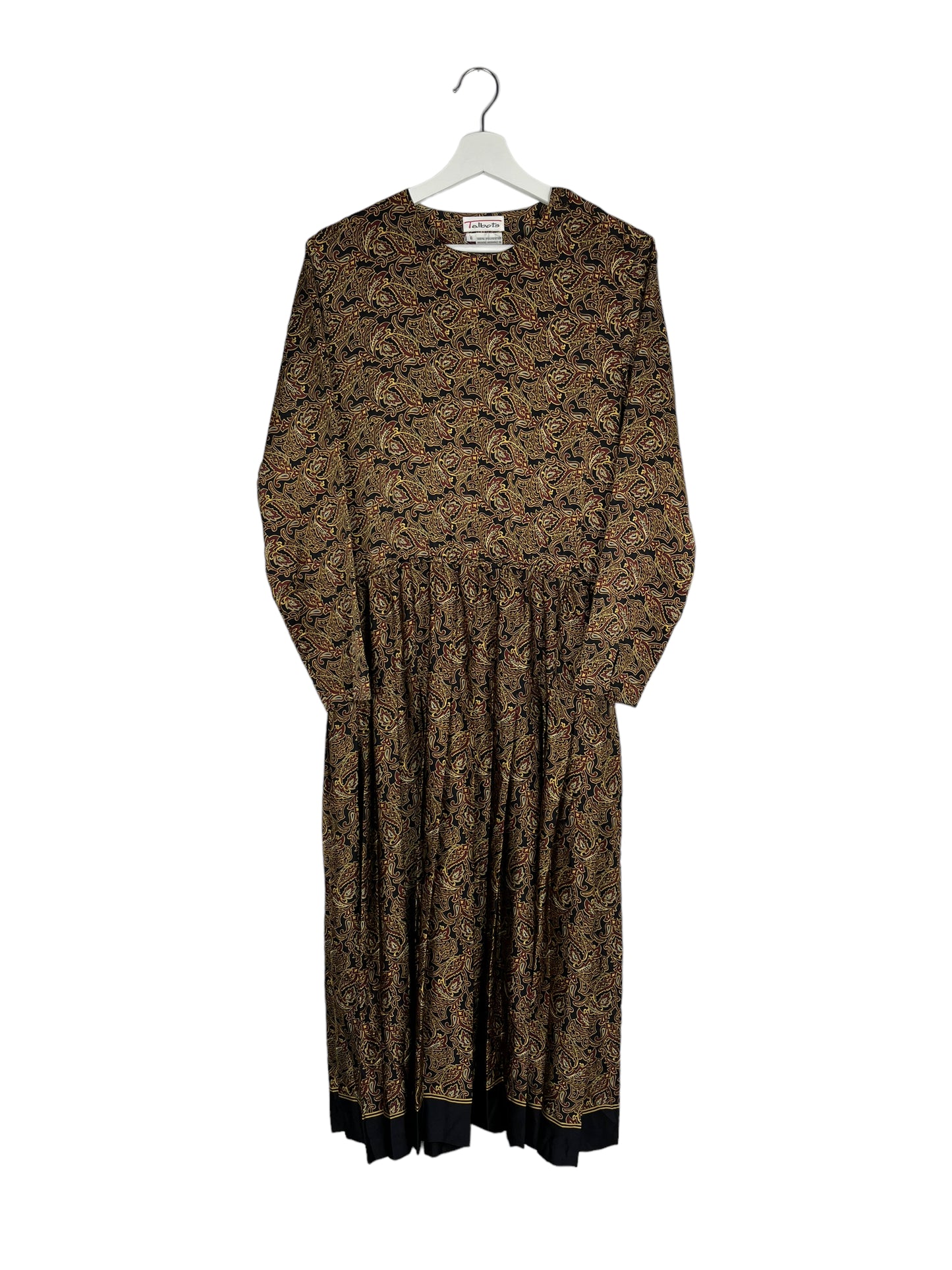 Vintage Paisley Midi Dress - 10