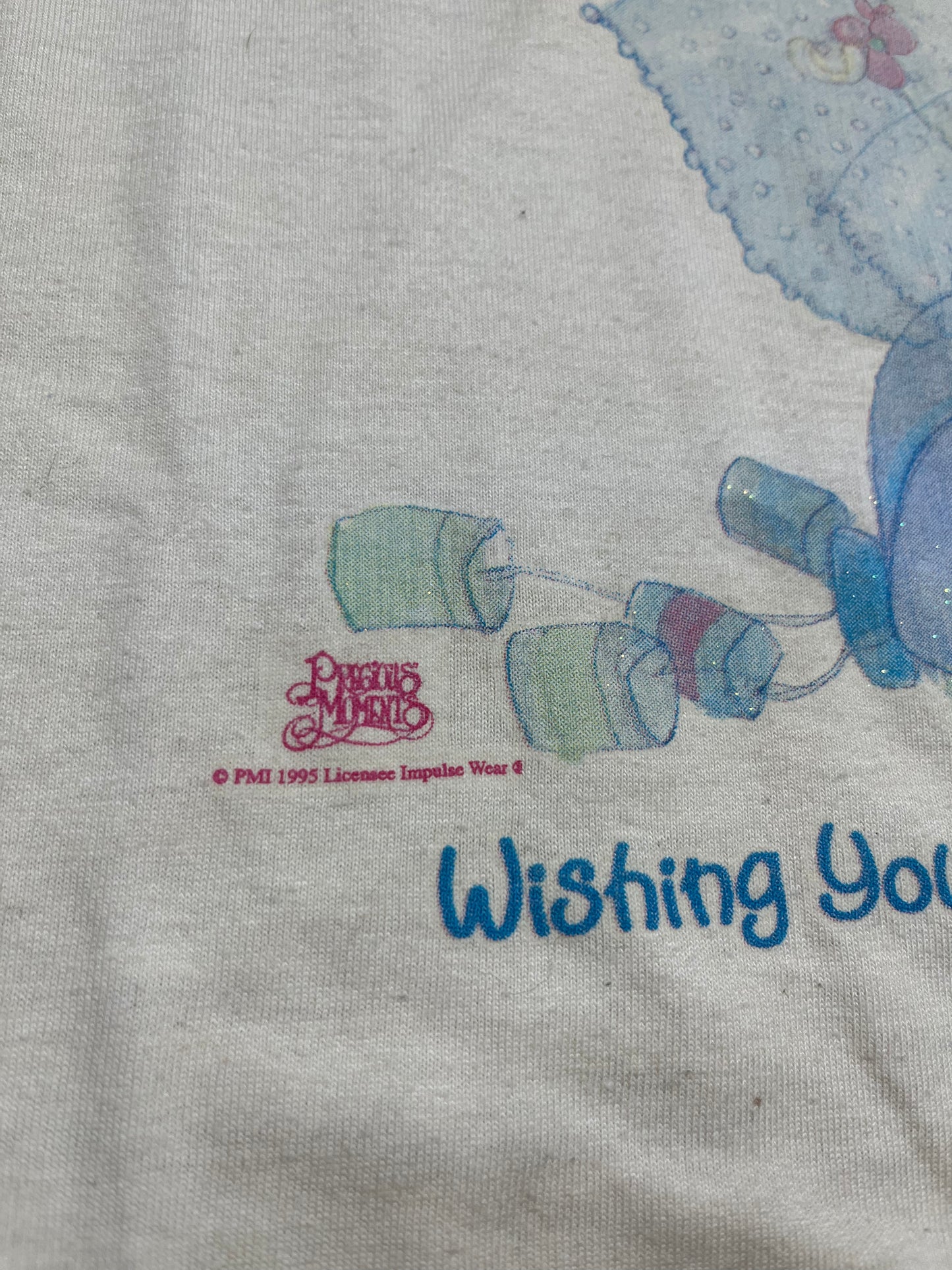 Vintage 1995 Wishing You Roads Of Happiness T Shirt - Large