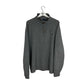 Vintage 90's Ralph Lauren 1/4 Zip Sweatshirt Grey - Large