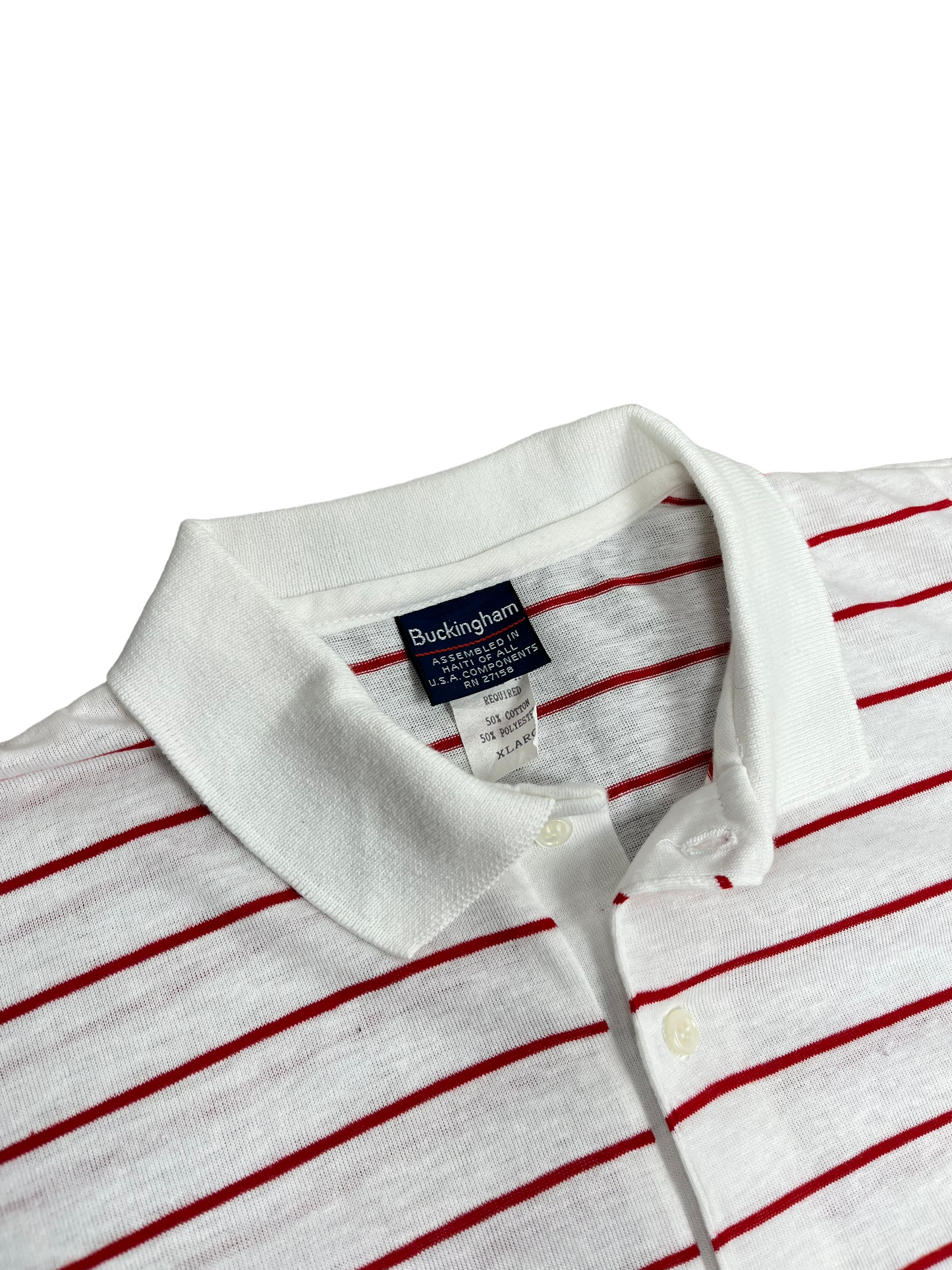 Vintage 80’s Buckingham Polo Shirt - XL