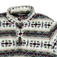 Vintage Cotton Traders Patterned Fleece - Large