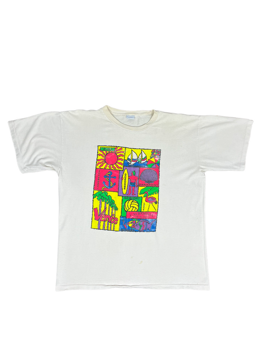 Vintage 80’s California Beaches T Shirt - XL