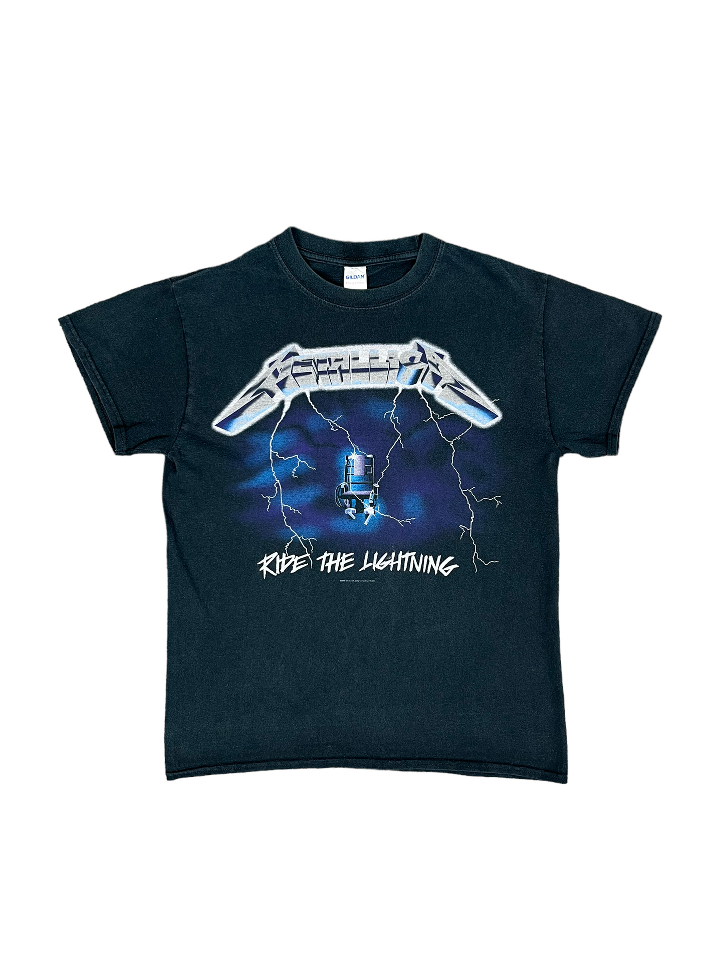 Metallica Ride The Lightning T Shirt Black - Small