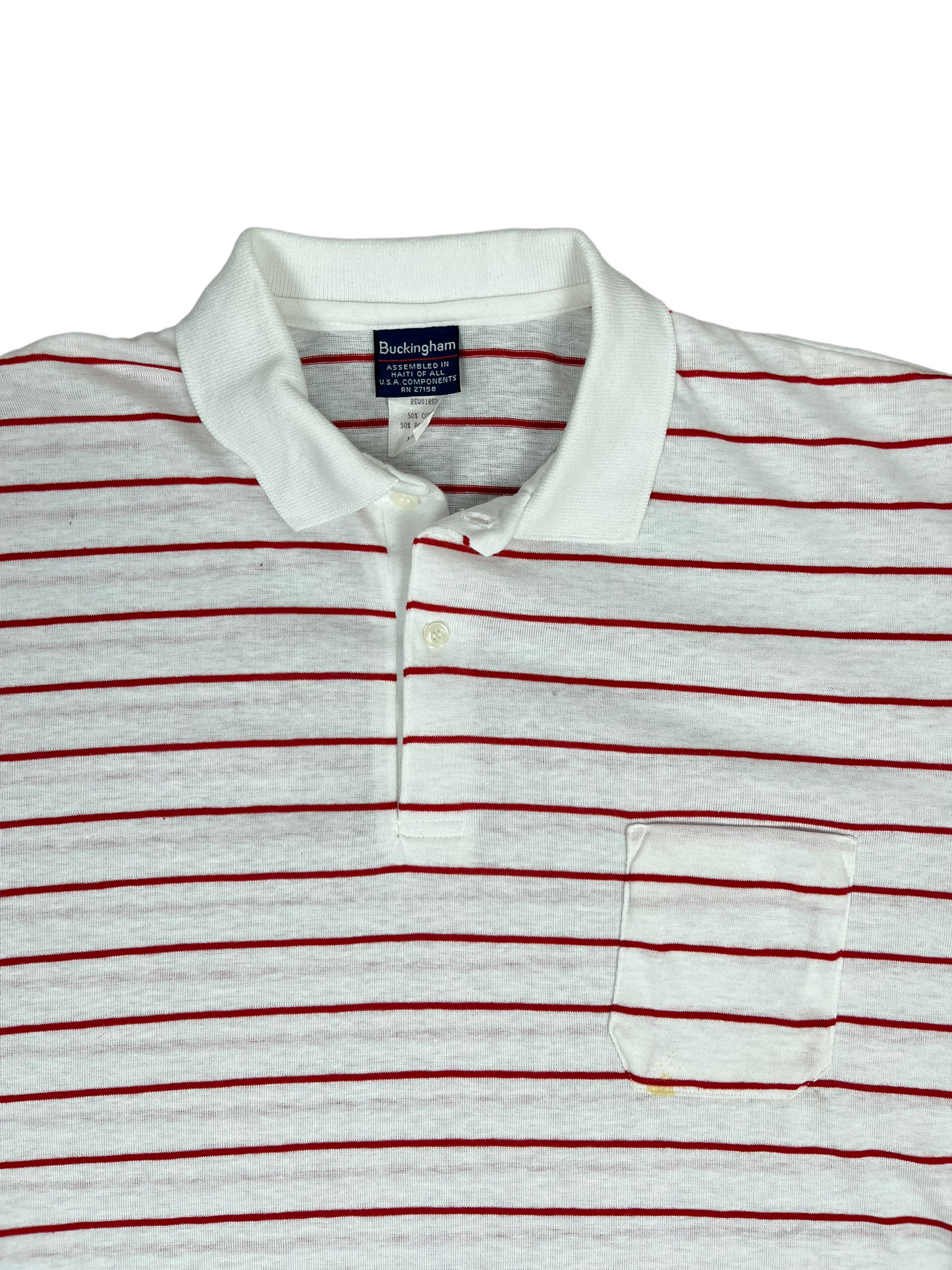 Vintage 80’s Buckingham Polo Shirt - XL