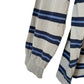 Polar Skate Co Mock Neck Striped L/S T Shirt Grey / Blue - Medium