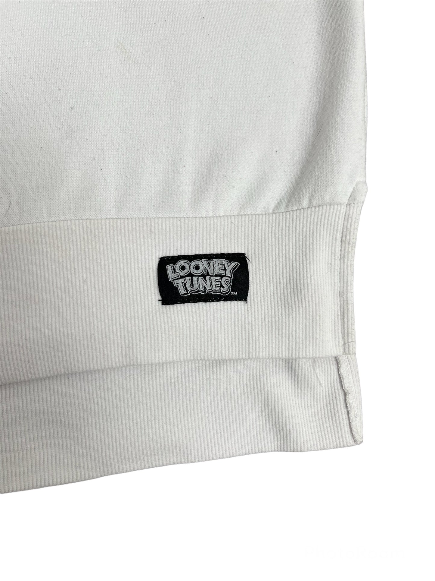 Vintage Looney Tunes Sweatshirt White - XL