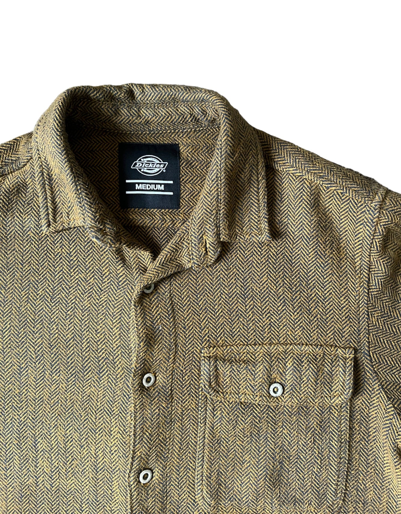 Dickies Textured Shirt Brown - Medium